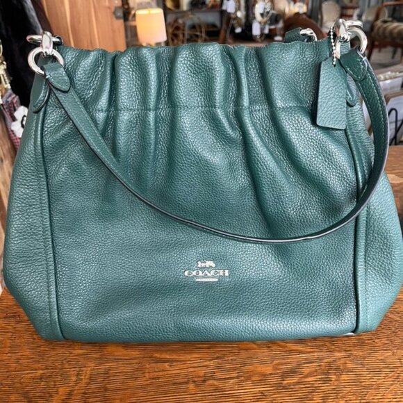 Coach Handbags - Coach Maya Shoulder Bag Green
